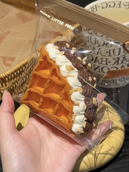 Peanut Butter Waffle Squishy