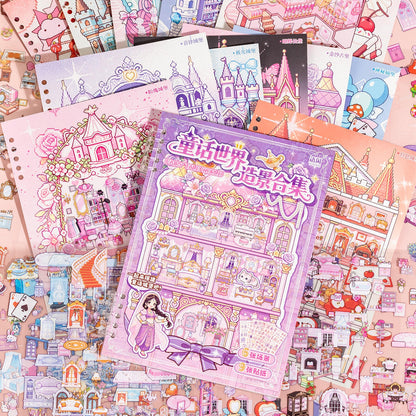 Fairy Tale World 3D Sticker Book