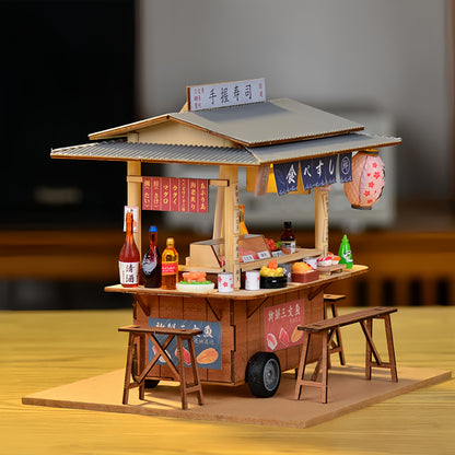 Sushi Bar DIY Miniature House - English Instructions