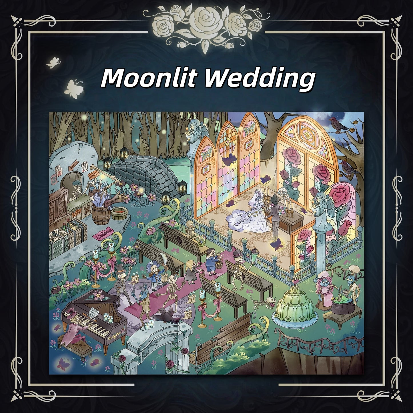 Wedding & Party 3D Sticker | 2 Cute Miniature Scenes