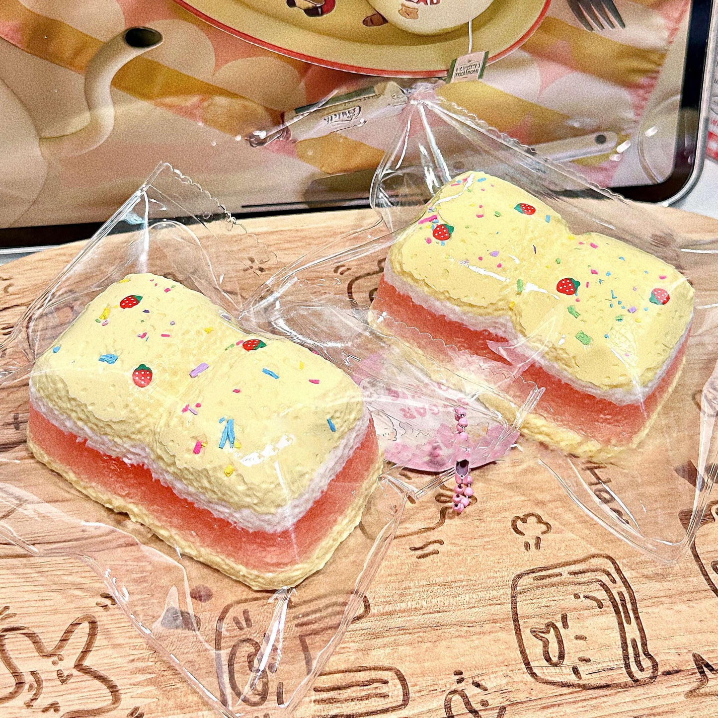 Strawberry Milk Two-Pack Squishy