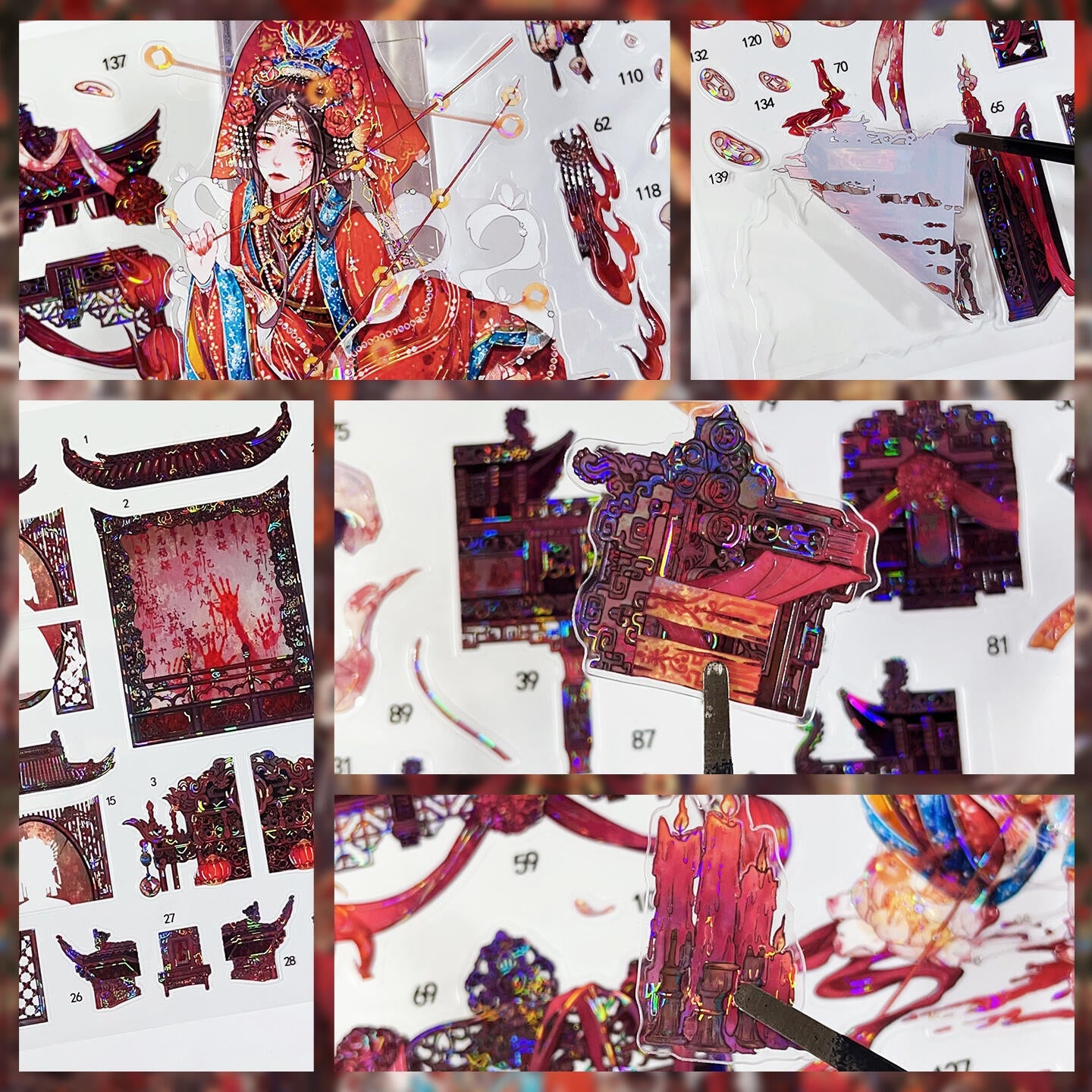 The Rites of Passage 3D Sticker | 2 Cute Miniature Scenes