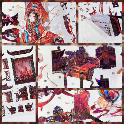 The Rites of Passage 3D Sticker | 2 Cute Miniature Scenes