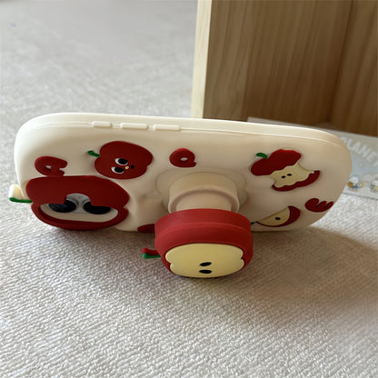 Sweet Little Apple Stand Silicone Phone Case