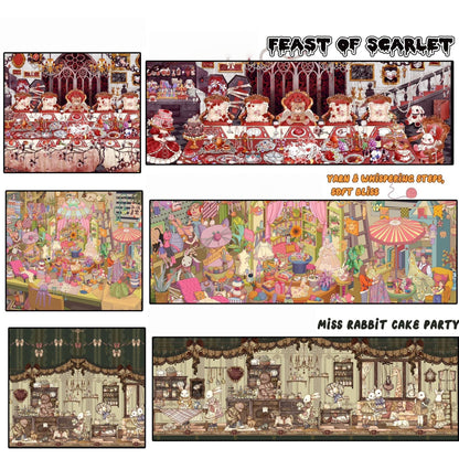 Gentle Fantasies 3D Sticker | 3 Cute Miniature Scenes