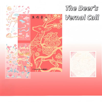 Year of Blessings 3D Sticker | 2 Cute Miniature Scenes