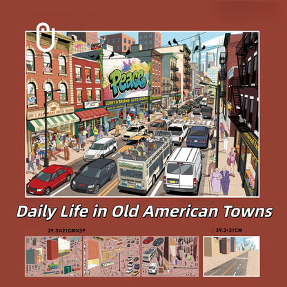 Traveling Light 3D Sticker | 3 Cute Miniature Scenes