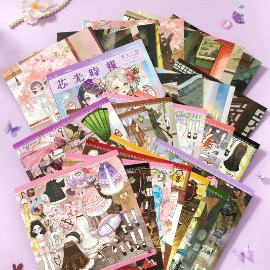 Girl’s Dress Up 3D Sticker Book