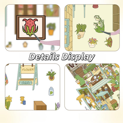 Vintage Greenhouse 3D Sticker