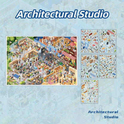 Architectural Studio 3D Sticker