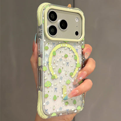 Tree Illustration Acrylic Phone Case