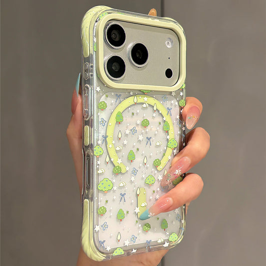 Tree Illustration Acrylic Phone Case
