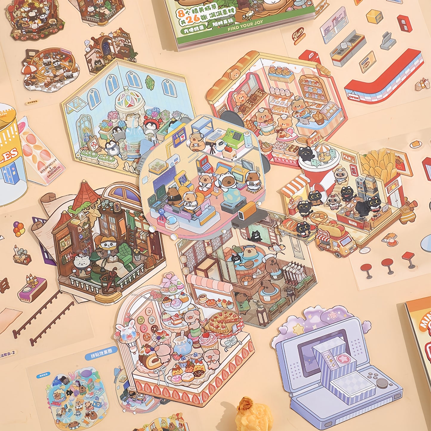 Little Joys 3D Sticker Book