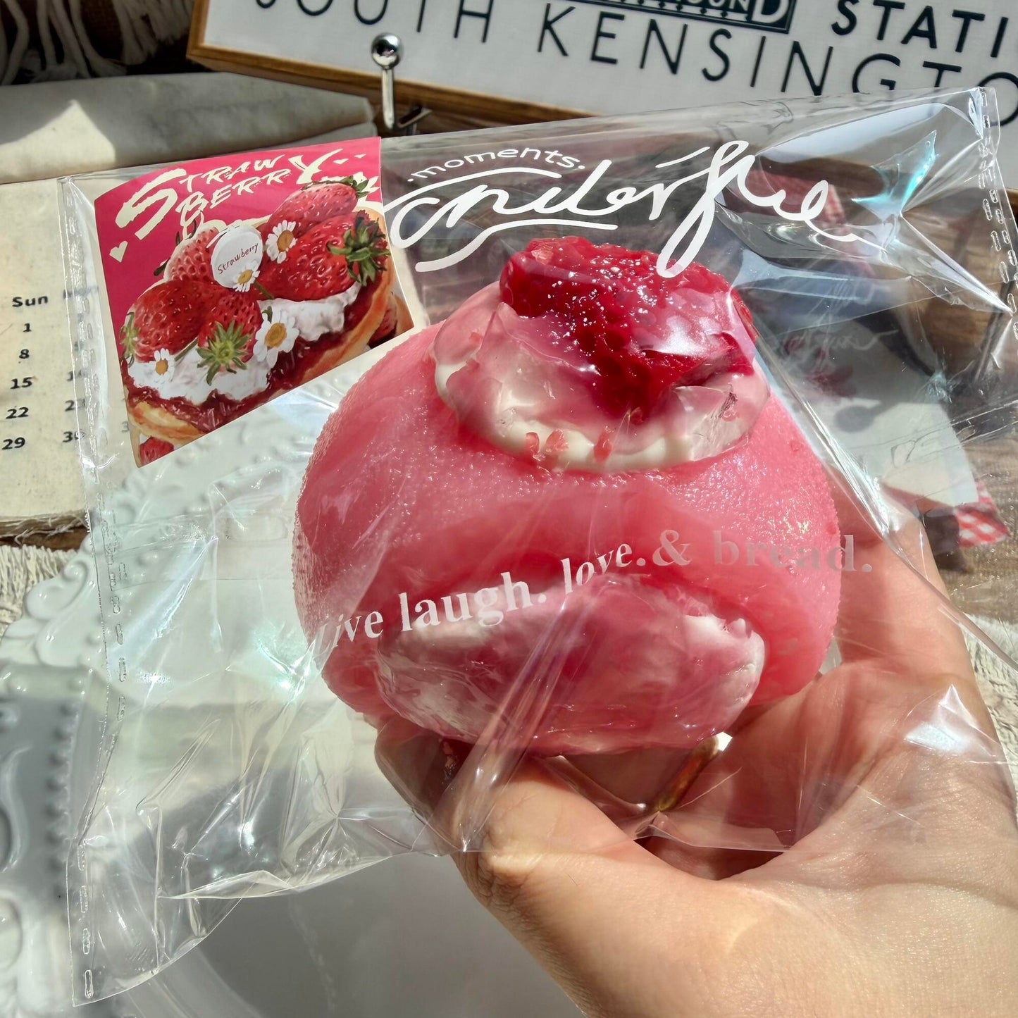 Strawberry Ice Skin Mochi Squishy