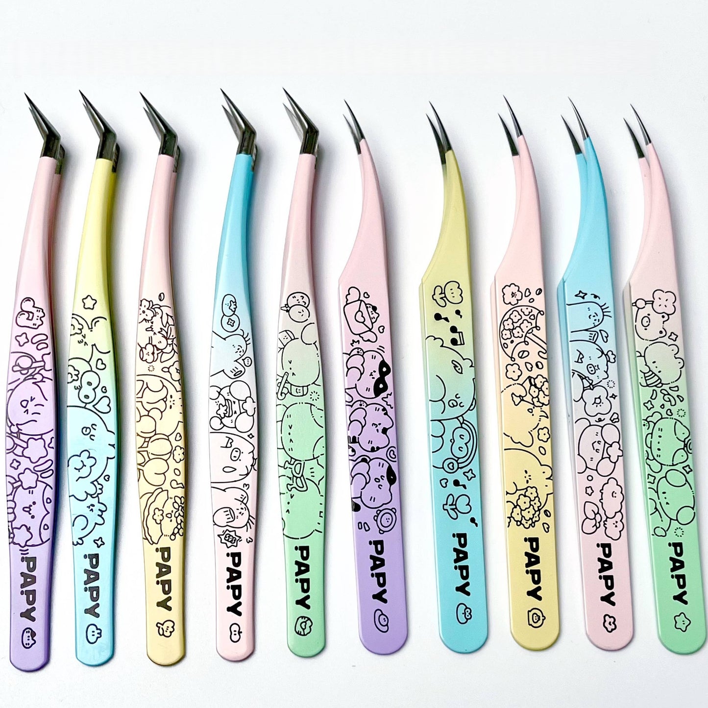Colorful Papy Professional Sticker Tweezers