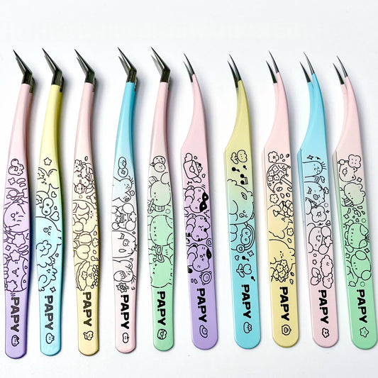 Colorful Papy Professional Sticker Tweezers