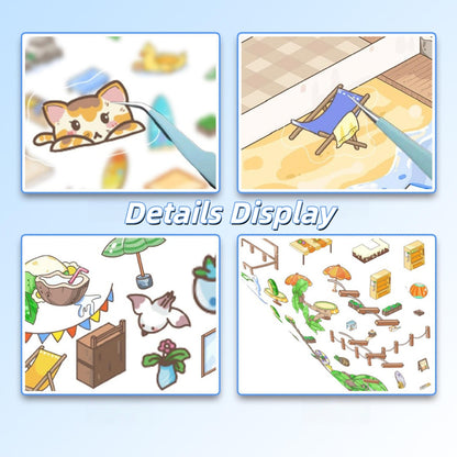 Summer Getaway 3D Sticker
