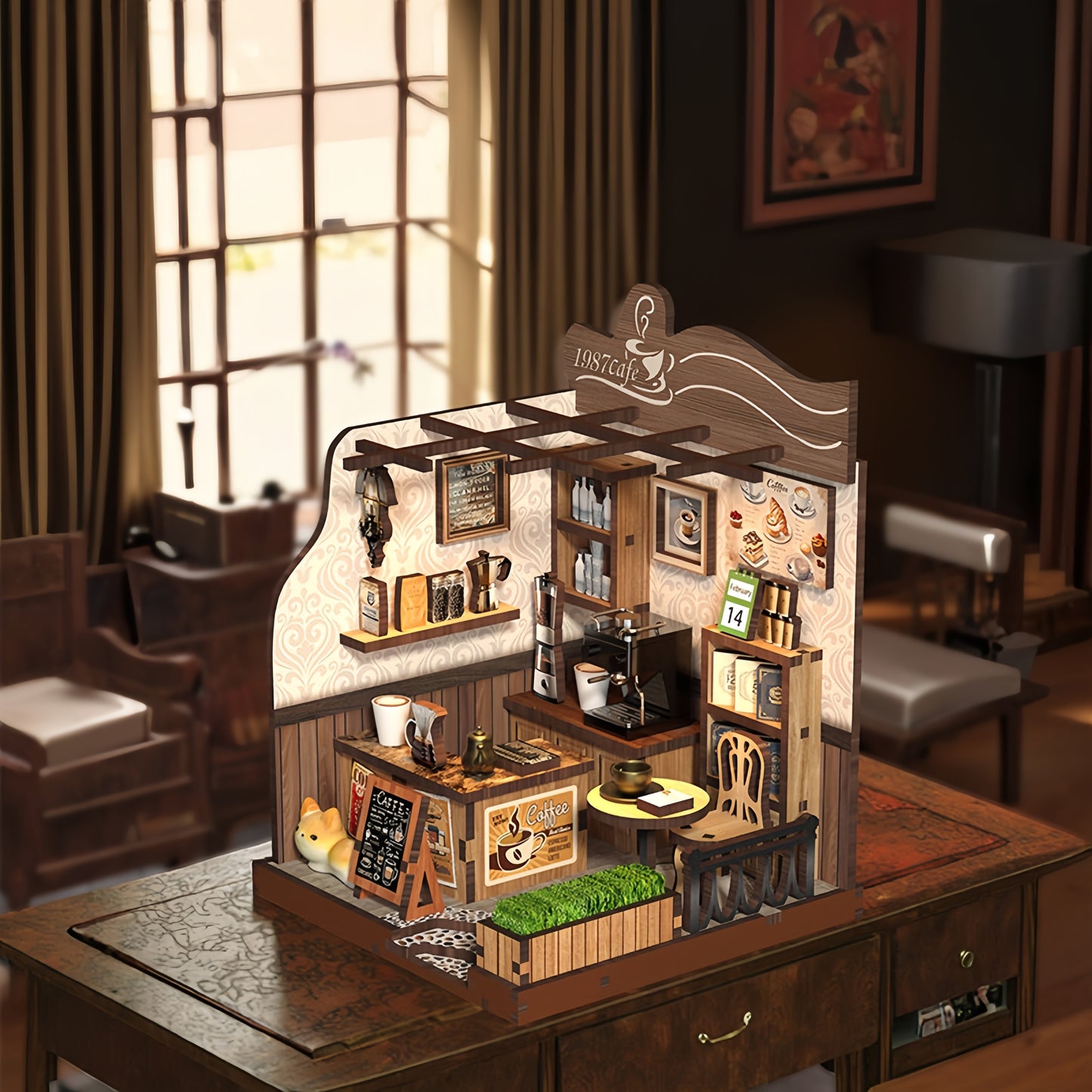 Country Coffee House DIY Miniature House - English Instructions