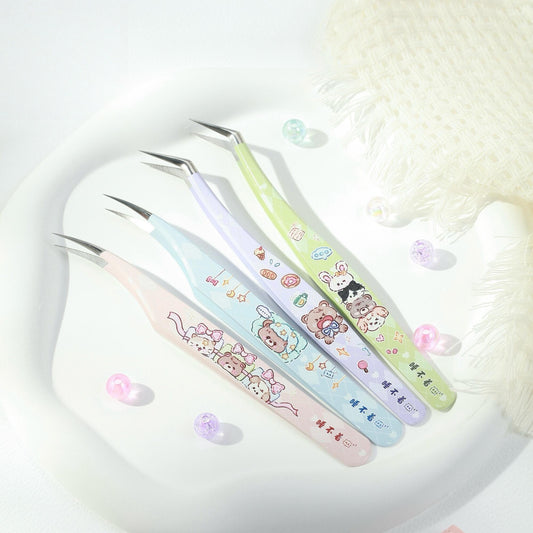 Cute Animal Professional Sticker Tweezers