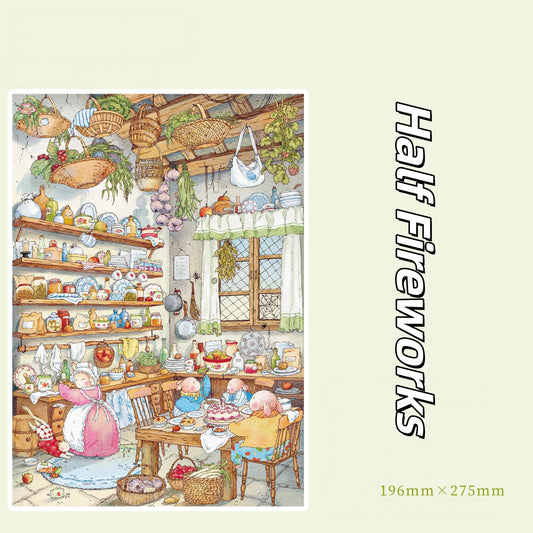 Small Moments 3D Sticker | 3 Cute Miniature Scenes