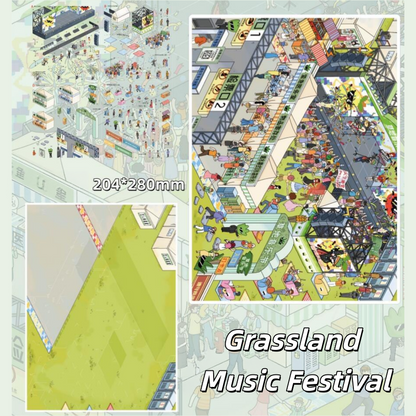 Grassland Music Festival 3D Sticker