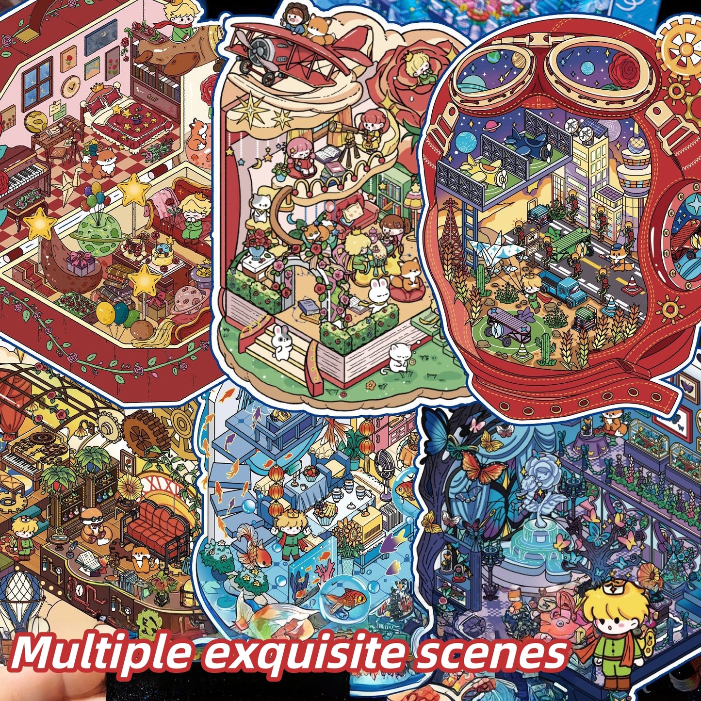 Little Prince 3D Sticker Book