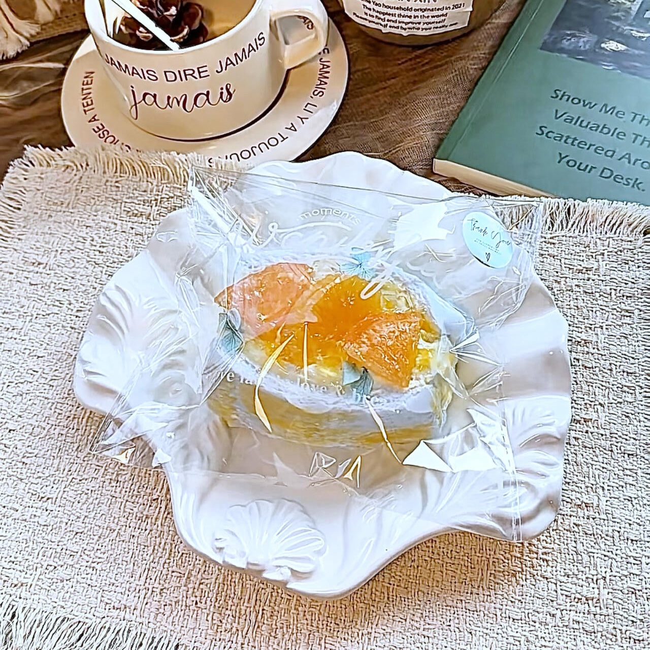 Sea Salt Orange Sandwich Squishy