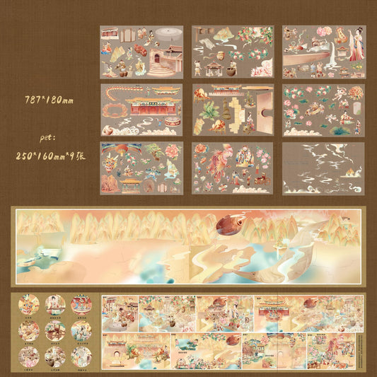 A Journey Through Qi and Lu‘s Heritage 3D Sticker