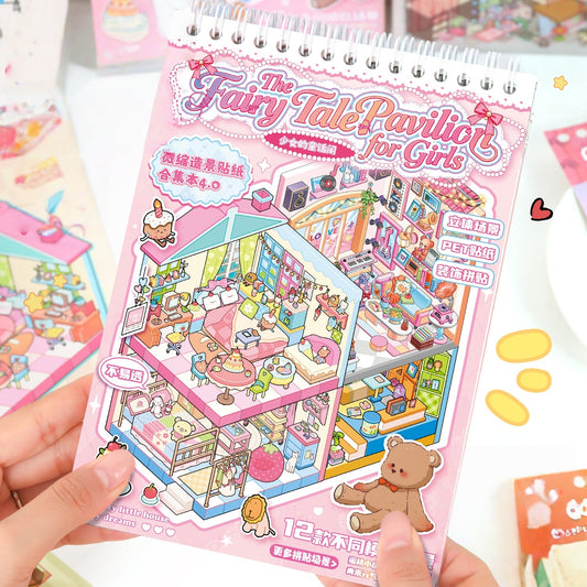 Dream Cottage 3D Sticker Book