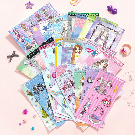 Dreamcore Dress Up 3D Sticker Book