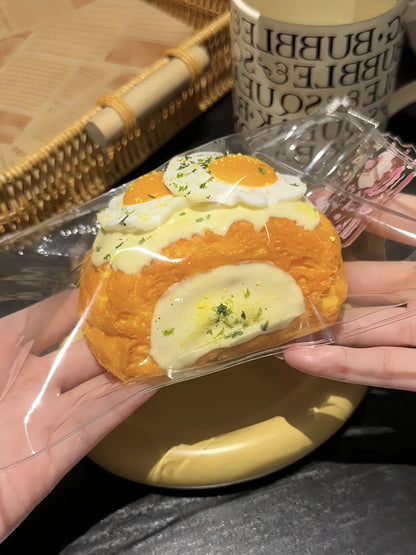 Double Yolk Cream Puff Squishy