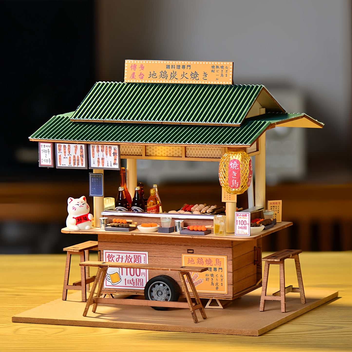 Yakitori Bar DIY Miniature House - English Instructions