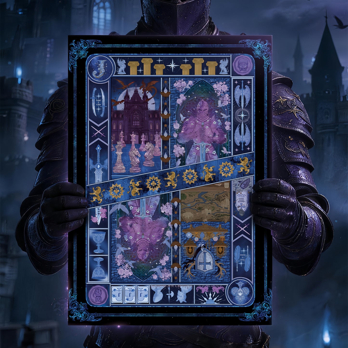 Club Jack - Knight of Frosted Plum Calyx 3D Sticker