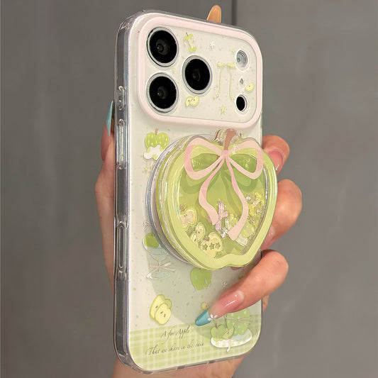 Green Apple Wobble Magnetic Stand Acrylic Phone Case