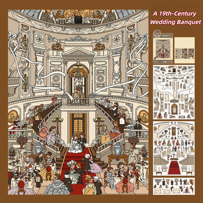 Witch's Life 3D Sticker | 3 Cute Miniature Scenes