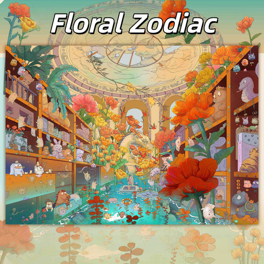 Joy Among Flowers 3D Sticker | 3 Cute Miniature Scenes