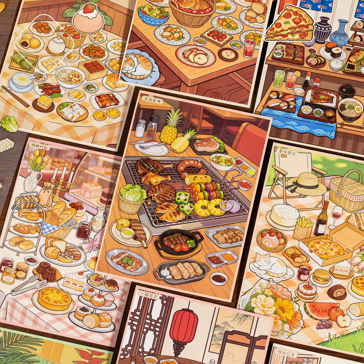 Tasty Platter 3D Sticker Book
