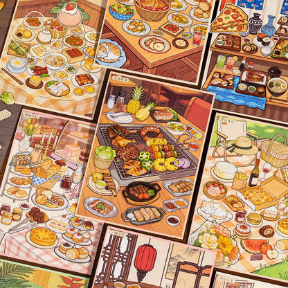 Tasty Platter 3D Sticker Book