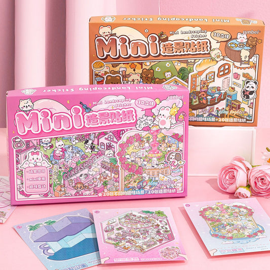 Dreamy Homes 3D Sticker Book