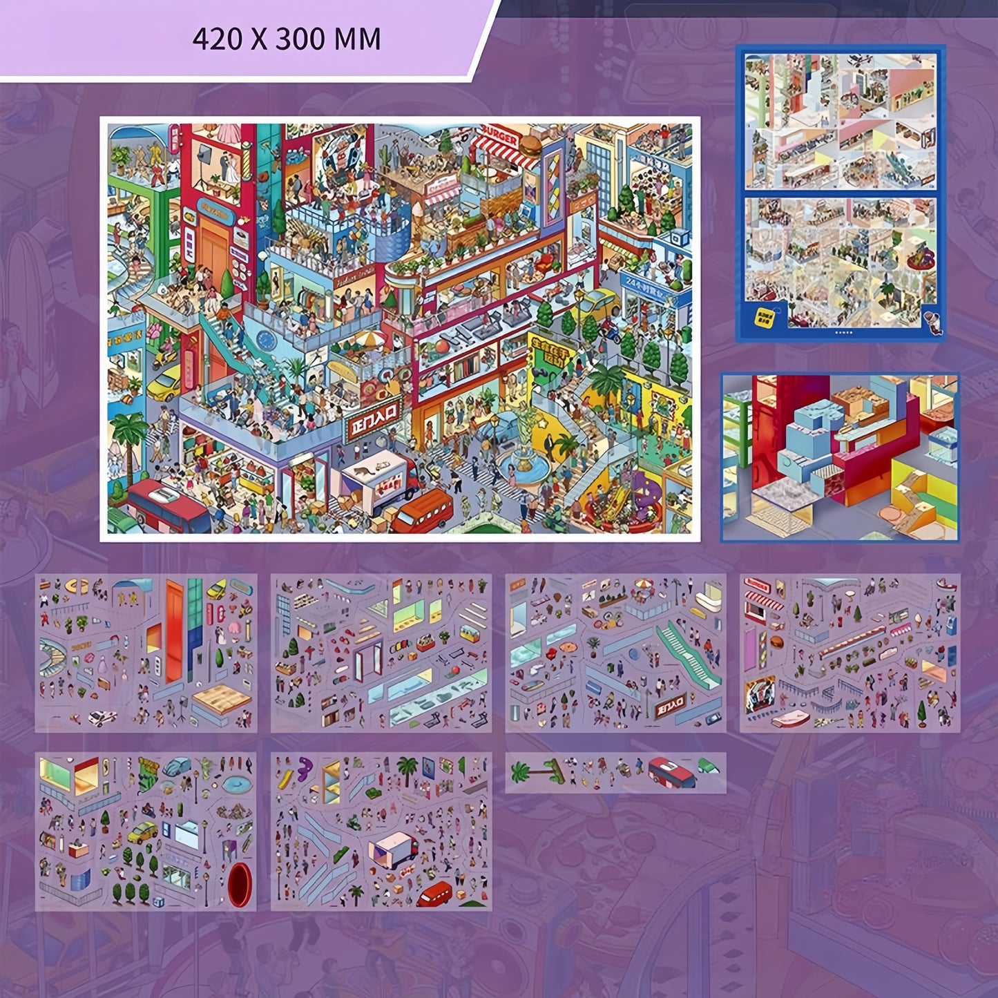 A Colorful Guide to City Life 3D Sticker