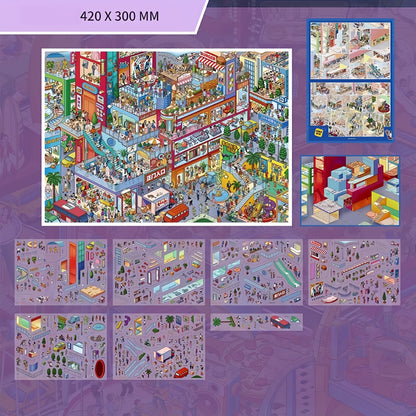 A Colorful Guide to City Life 3D Sticker