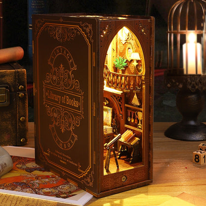 Library of Books DIY Miniature House - English Instructions