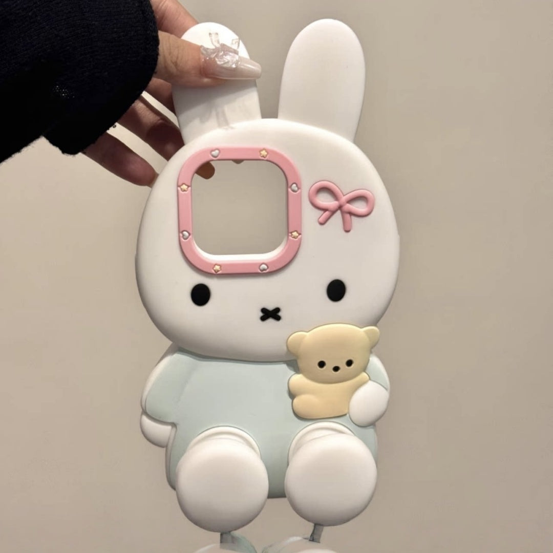 Standing Bunny Silicone Phone Case