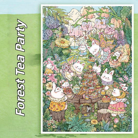 Summer Slow 3D Sticker | 2 Cute Miniature Scenes