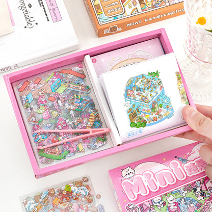 Dreamy Homes 3D Sticker Book