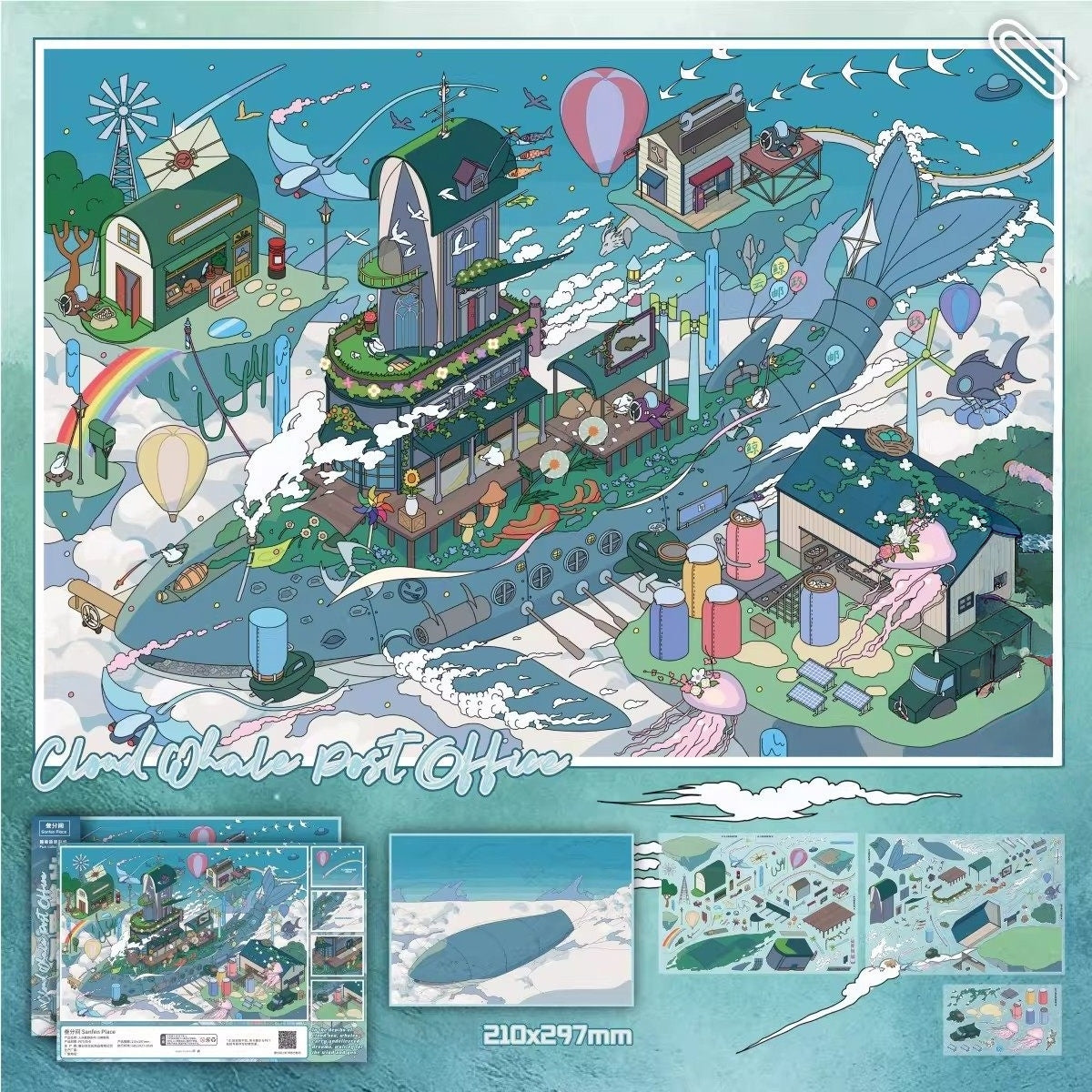 The Starry Daily 3D Sticker | 3 Cute Miniature Scenes