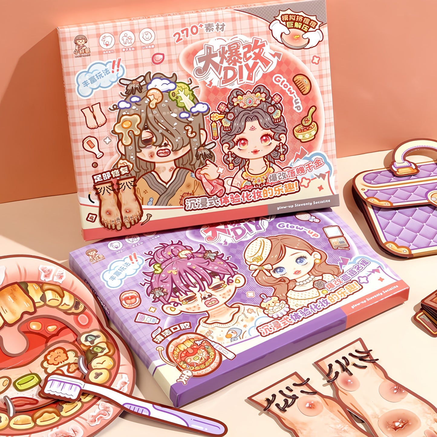 Dramatic Dress Up 3D Sticker Book
