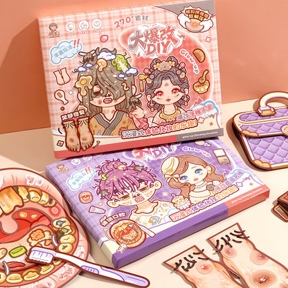 Dramatic Dress Up 3D Sticker Book