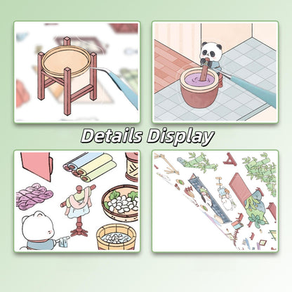 Rabbit Silk Dyeing Studio 3D Sticker