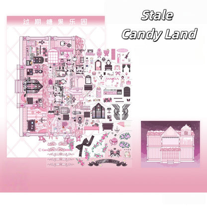 Fragile Sweets 3D Sticker | 2 Cute Miniature Scenes